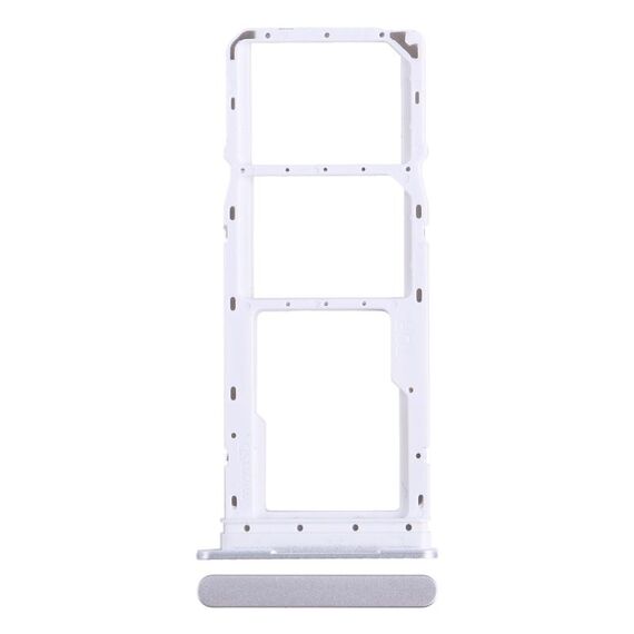 Per Samsung Galaxy A05 SM-A055 SIM originale + vassoio scheda SIM + vassoio scheda micro SD (Argento)