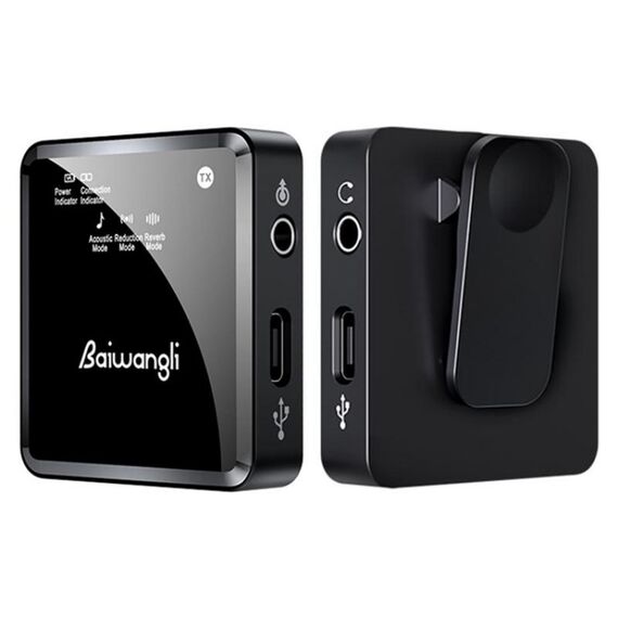 SX39 per iPhone Microfono wireless per trasmissione in diretta Microfono lavalier con riduzione del rumore