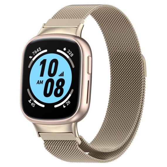 For Honor Watch 4 TMA-L19 Cinturino in maglia di acciaio magnetico Milano (colore Starlight)