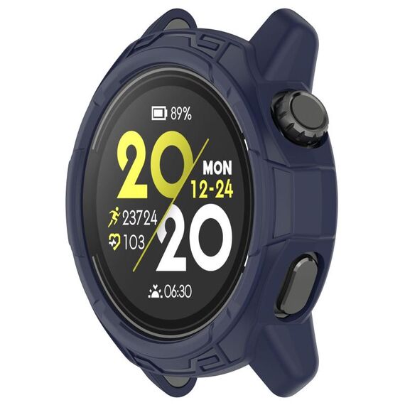 Custodia protettiva per orologio in TPU semi-chiusa corazzata COROS Pace 3 (blu)