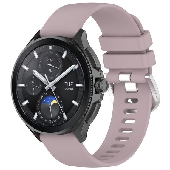 Per cinturino in silicone con superficie lucida Xiaomi Watch S3 (viola)