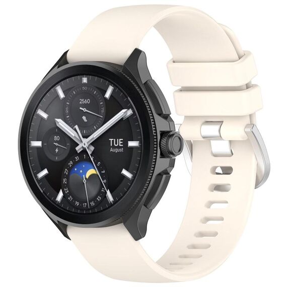 Per cinturino in silicone con superficie lucida Xiaomi Watch S3 (Starlight)