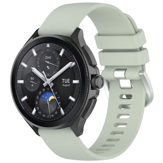 Per cinturino in silicone con superficie lucida Xiaomi Watch S3 (verde)