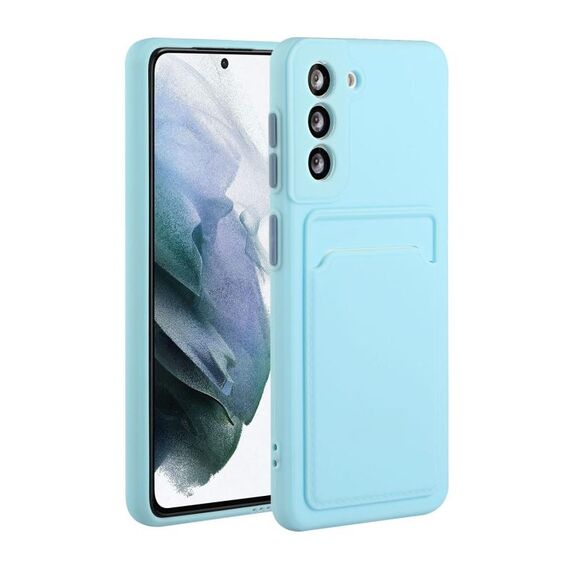 Custodia per telefono in TPU antiurto con slot per scheda Samsung Galaxy S23+ 5G (blu cielo)