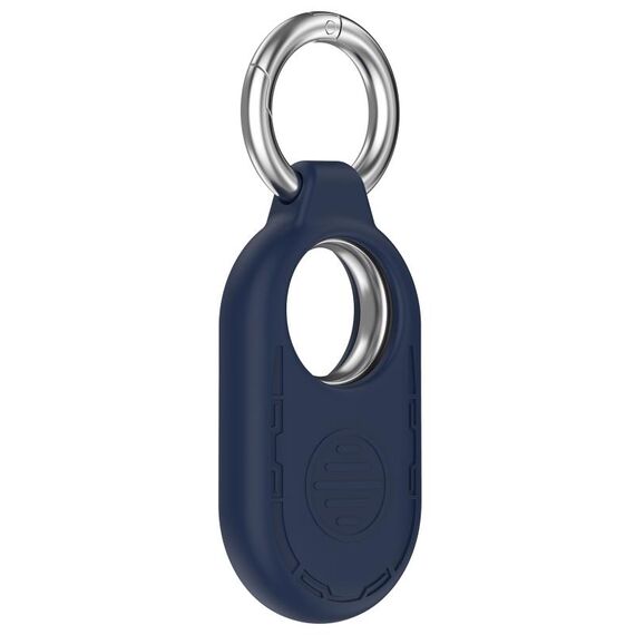 Per Samsung Galaxy SmartTag 2 Location Tracker Custodia protettiva in silicone portatile (blu notte)