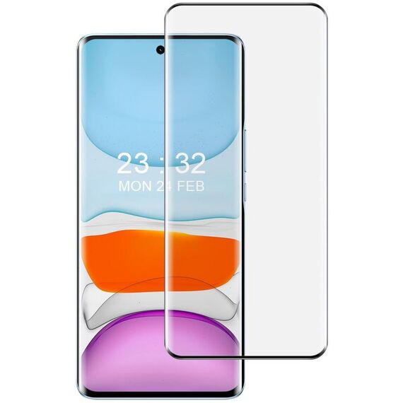 Per Honor X50 5G imak Pellicola in vetro temperato a schermo intero curvo 3D
