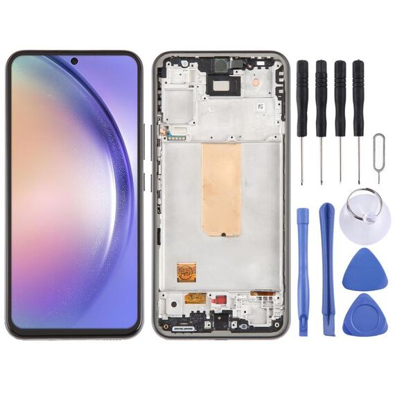 Per Samsung Galaxy A54 5G SM-A546 Display LCD OLED digitalizzatore assemblaggio completo con cornice