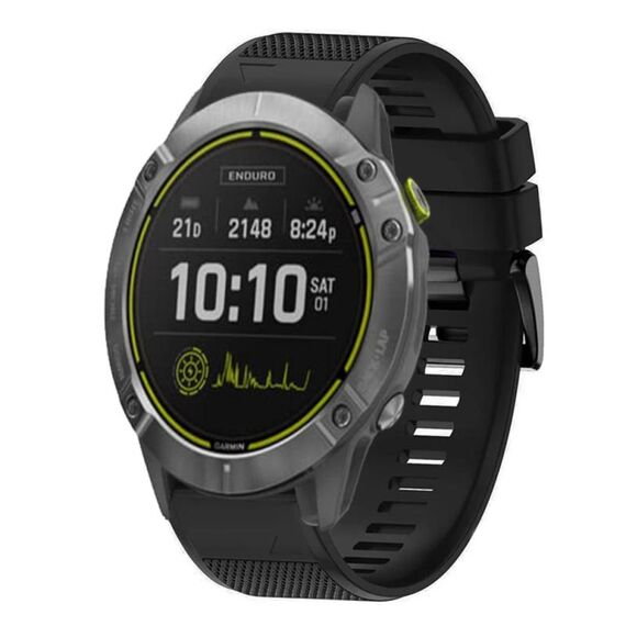 Per cinturino in silicone a sgancio rapido Garmin Enduro da 26 mm (nero)