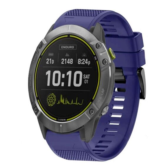 Per cinturino in silicone a sgancio rapido Garmin Enduro da 26 mm (blu notte)