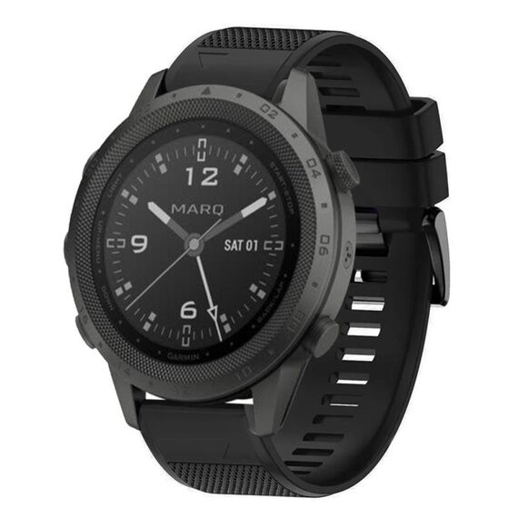 Per cinturino in silicone a sgancio rapido Garmin MARQ Commander da 22 mm (nero)