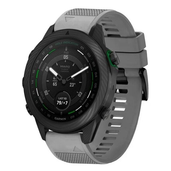 Per cinturino in silicone a sgancio rapido Garmin MARQ Golfer da 22 mm (grigio)