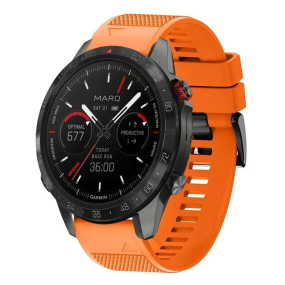 Per cinturino in silicone a sgancio rapido Garmin MARQ Athlete Gen 2 da 22 mm (arancione)