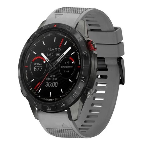Per cinturino in silicone a sgancio rapido Garmin MARQ Athlete Gen 2 da 22 mm (grigio)