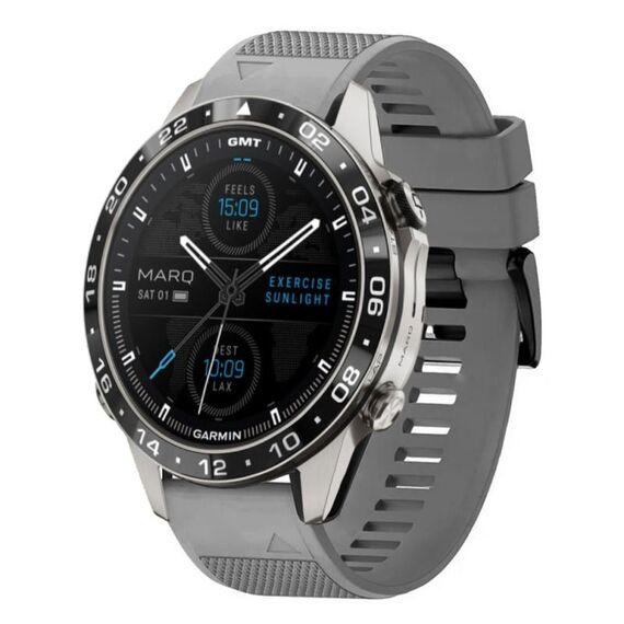 Per cinturino in silicone a sgancio rapido Garmin MARQ Aviator Gen 2 da 22 mm (grigio)