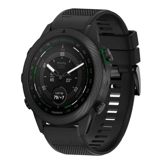 Per cinturino in silicone a sgancio rapido Garmin MARQ Golfer Gen 2 da 22 mm (nero)