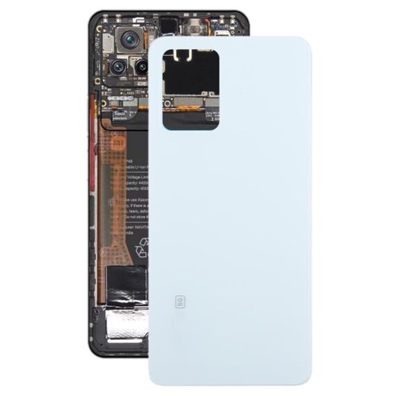 Per Xiaomi Poco F4 OEM Materiale in vetro Cover posteriore batteria (bianco)