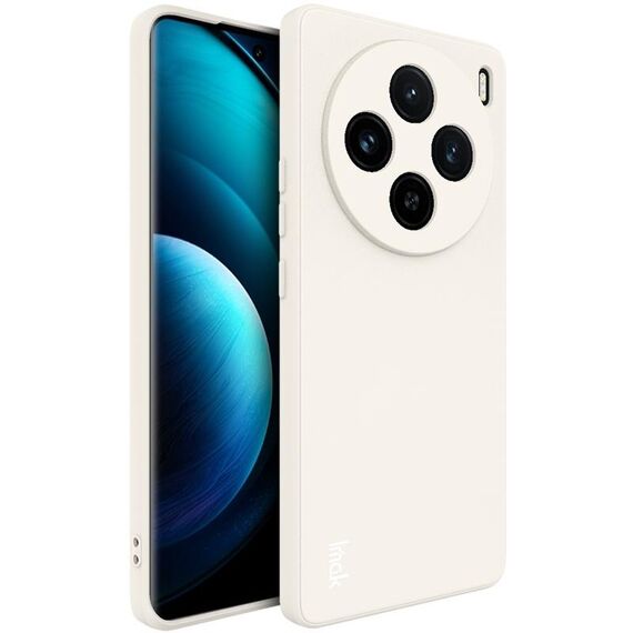 Custodia per telefono in TPU con bordo dritto serie imak UC-4 per vivo X100 5G (bianca)