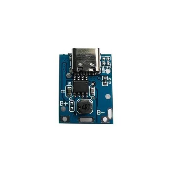 Modulo di alimentazione step-up convertitore boost 5V Scheda di protezione ricarica batteria al litio Display a LED per caricabatterie fai-da-te 134N3P, Interfaccia: Tipo-C