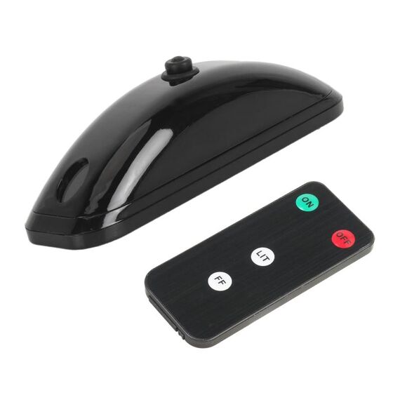H901 Spia pilota remota per auto Spia doppio flash (Nero)