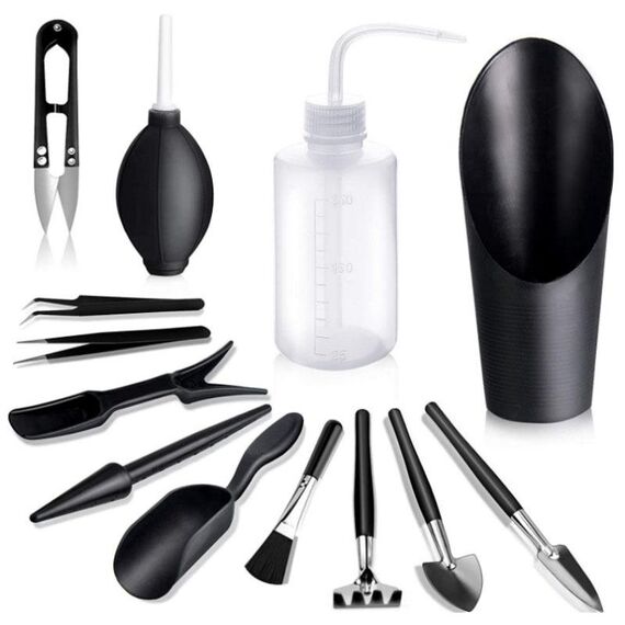 13 pezzi/set di strumenti da giardinaggio per piante succulente, set di vasi per la rimozione della coltivazione indoor, kit per l'orticoltura