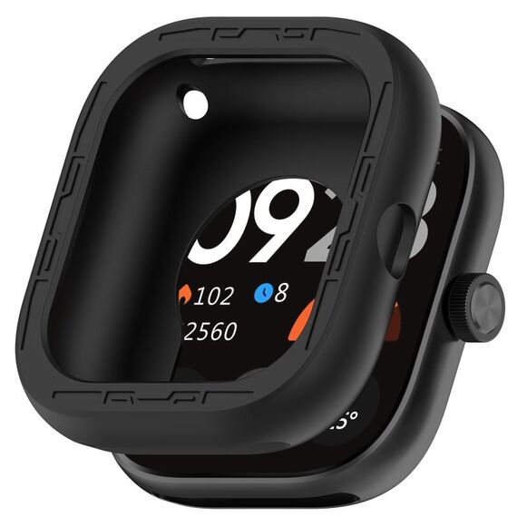Custodia protettiva per orologio intelligente in silicone Redmi Watch 4 (nera)