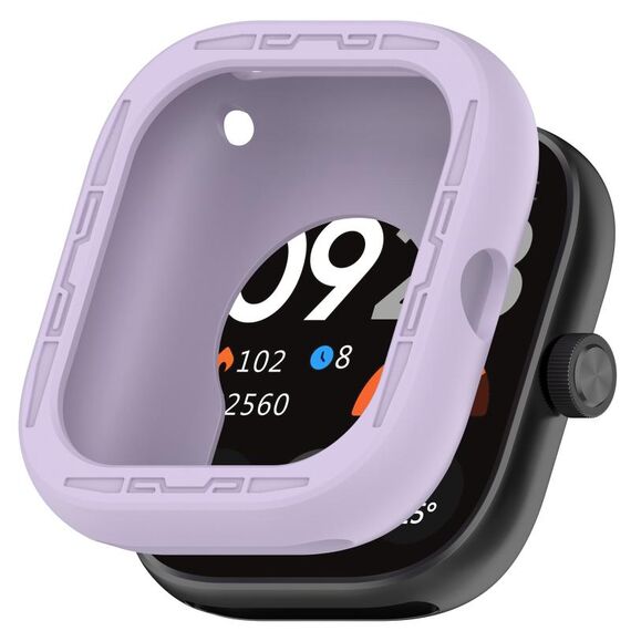 Per Redmi Watch 4 Custodia protettiva per orologio intelligente in silicone (viola)