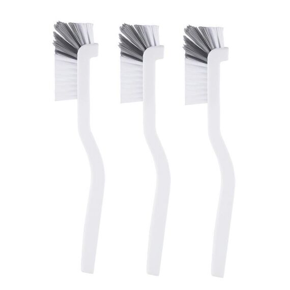 Spazzola per tazza Spazzola per gamberi Spazzola per pulizia multifunzione con manico lungo per capelli duri (Grigio Bianco)