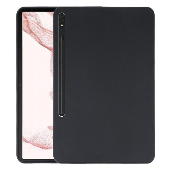 Custodia per tablet TPU per Samsung Galaxy Tab S7 FE (nero satinato)
