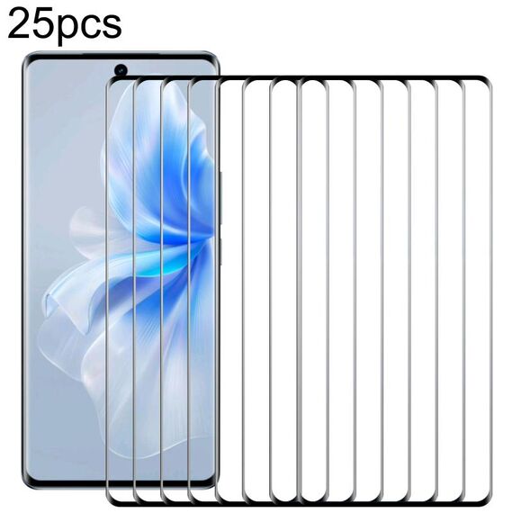 Per vivo S18 Pro 25 pezzi Pellicola in vetro temperato a schermo intero con bordo curvo 3D