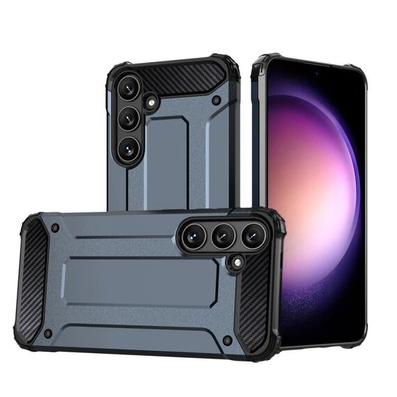 Per Samsung Galaxy S24 5G Magic Armor TPU + custodia per PC (blu navy)