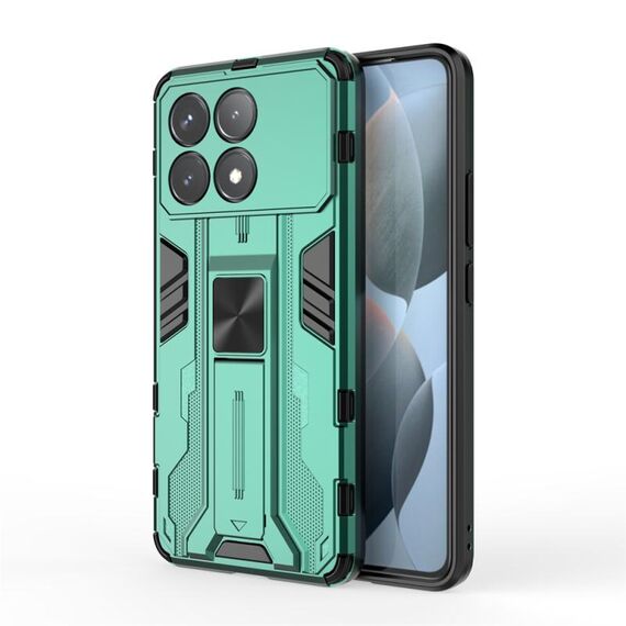Custodia per telefono TPU ibrida per PC Supersonic Armor per Redmi K70 Pro (verde)