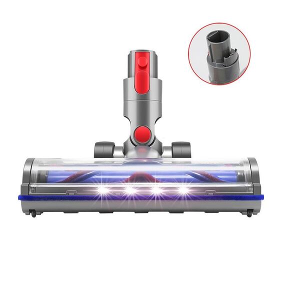 Per aspirapolvere Dyson V7 V8 V10 V11 Spazzola per pavimenti antigroviglio a trasmissione diretta a forma di V