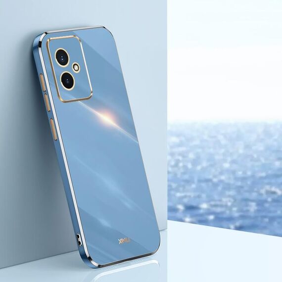 Per Honor 100 XINLI Straight Edge 6D Placca Custodia in TPU per telefono (Blu celeste)