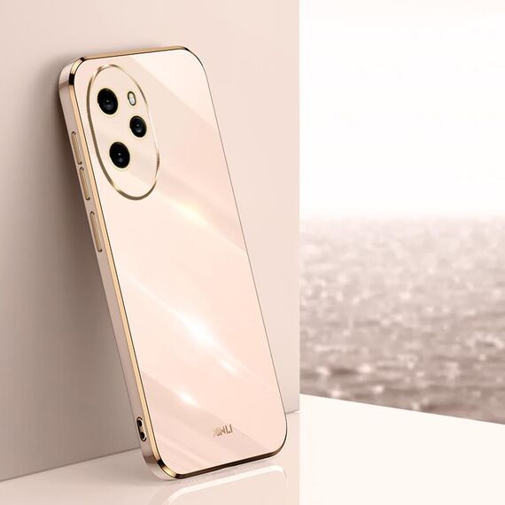 Per Honor 100 Pro XINLI Straight Edge 6D Placca Custodia in TPU per telefono (Rosa)