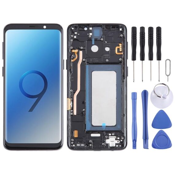 Per Samsung Galaxy S9 SM-G955 TFT LCD Screen Digitizer assemblaggio completo con cornice (nero)