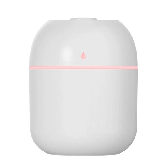USB plug-in per auto purificazione dell'aria domestica umidificatore a goccia d'acqua spruzzatore di grande capacità (bianco)