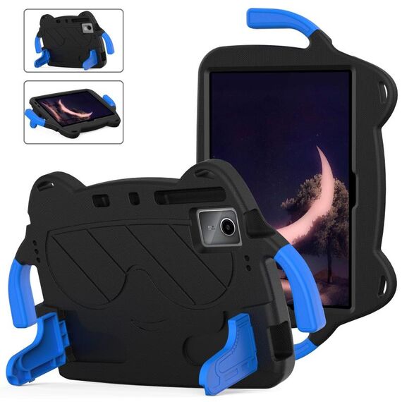 Per Onn Tbspg 100110027 2023 Ice Baby EVA Custodia rigida antiurto per tablet PC (nero + blu)