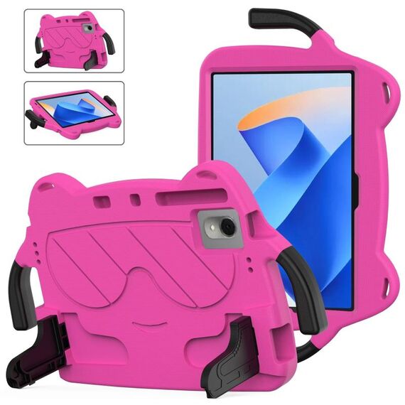 Per Huawei MatePad 11 2023/2021 Ice Baby EVA Custodia rigida antiurto per tablet PC (rosa rosso + nero)