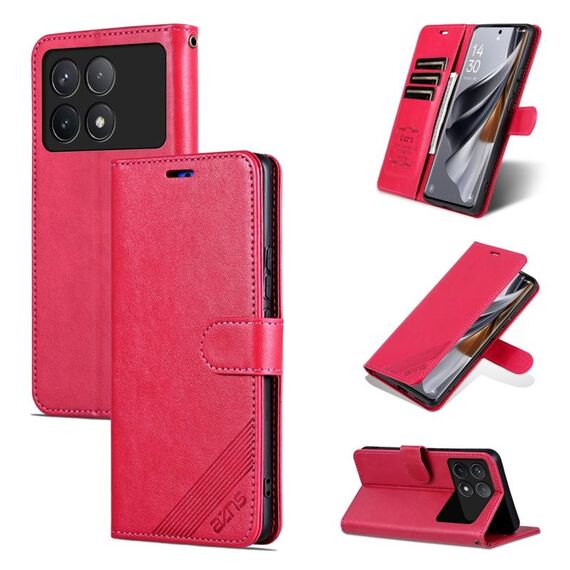 Per Xiaomi Redmi K70 / K70 Pro AZNS Custodia per telefono in pelle con texture in pelle di pecora (Rosso)