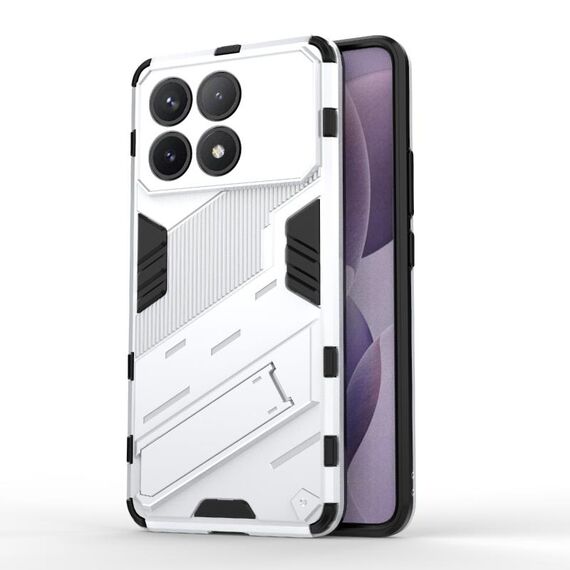 Per Xiaomi Redmi K70 5G Punk Armor 2 in 1 PC + custodia per telefono TPU con supporto (bianco)