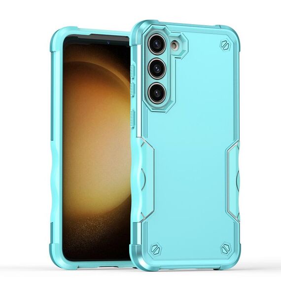 Custodia per telefono armatura antiurto antiscivolo per Samsung Galaxy S24 5G (verde menta)