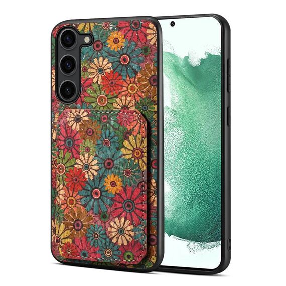 Custodia per telefono con doppio slot per scheda Samsung Galaxy S22 5G (verde primavera)