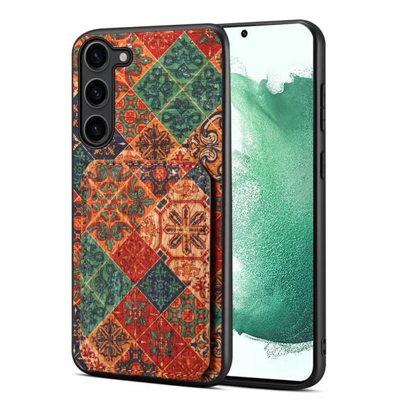 Custodia per telefono con doppio slot per scheda Samsung Galaxy S22 5G (blu invernale)