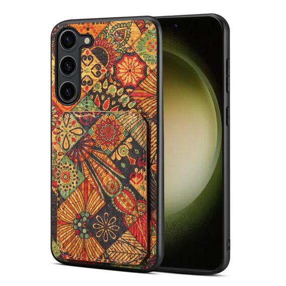 Custodia per telefono con doppio slot per scheda Samsung Galaxy S24 5G (giallo autunno)