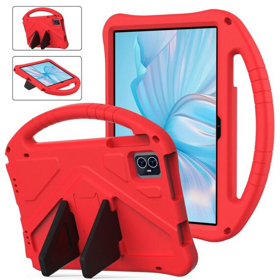 Per Blackview Tab 80 10.1 2023 Custodia tablet antiurto EVA con supporto (rosso)
