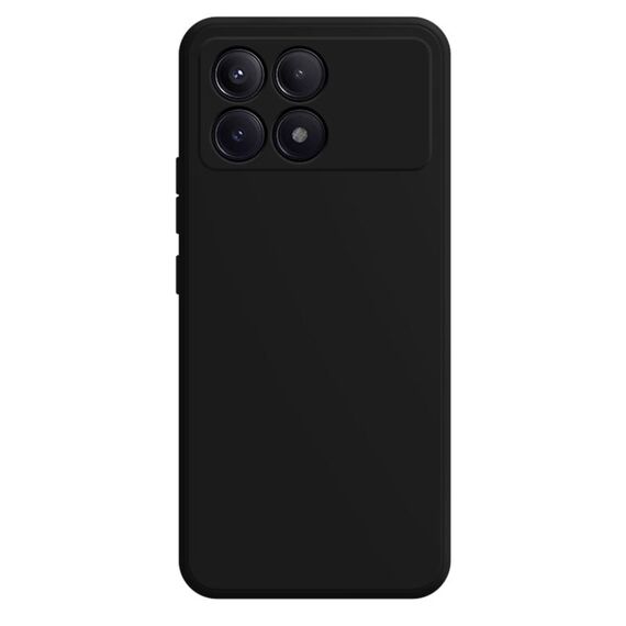 Per Xiaomi Redmi K70 Pro Custodia per telefono in silicone liquido imitazione (nera)