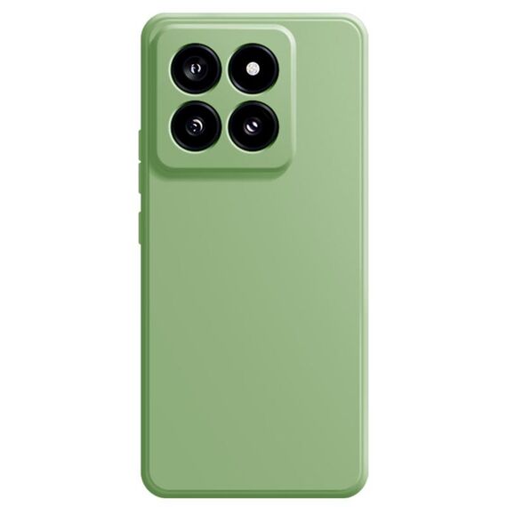Per Xiaomi 14 Pro Custodia per telefono in silicone liquido imitazione (verde Matcha)