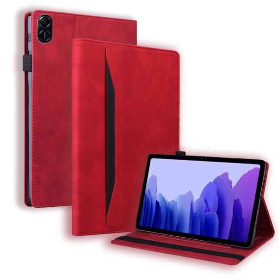 Custodia per tablet in pelle antiurto per Honor Pad X9/X8 Pro (rosso)