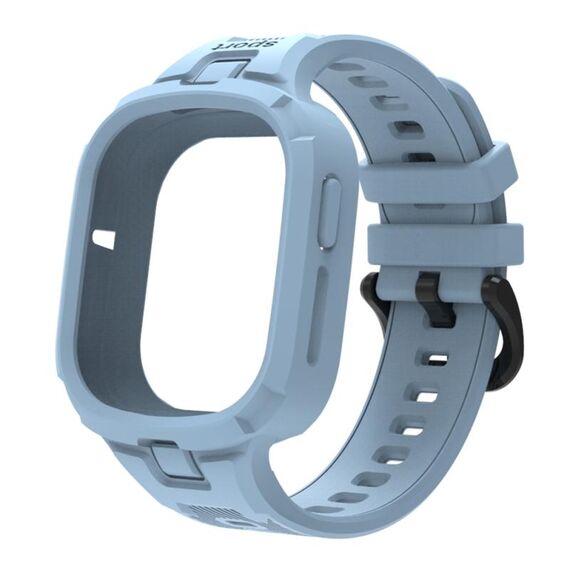 Per Honor Watch 4 cinturino in TPU integrato in tinta unita (azzurro)