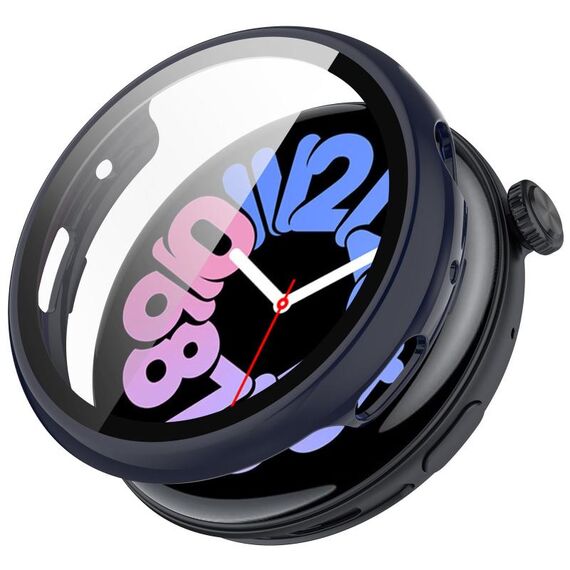 Per vivo Watch 3 PC + cassa dell'orologio integrata con pellicola in vetro temperato (blu inchiostro)